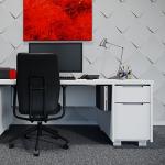 Oeveo Universal Computer Mount UNVM-300 — PC Bracket, UPS Holder, Computer Desk & Wall Mounting Applications | Black Powder Coated Steel | Made in USA — 10H x 3W x 9.4D (1 Pack)