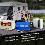 3000 Watt Pure Sine Wave Power Inverter 3000W 12V to 110V 120V AC, 6000W Surge Peak Power for 2 Seconds, UL Fuses, Compatible with Lithium Battery, Car Off-Grid Solar RV Truck Vehicle VOLTWORKS