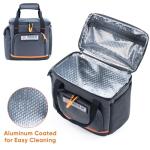 FRECOLSH Travel Carrying Case Compatible with Jackery Explorer 300/240/160, Portable Power Station Storage Case with Water- proof Bottom and Front Pockets for Jackery Accessories Solar Generator