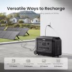 OUPES Mega 5 Power Station with B5 Extra Battery to 10.08kWh LiFePO4 Home Backup | Expandable Capacity Solar Generator for Blackouts, Camping, RVs & Emergencies