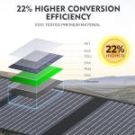 ENGINSTAR 60W Foldable Solar Panel Charger with 18V DC Outlet for Portable Power Stations EnginStar/Jackery/Rockpals/Flashfish, Portable Solar Generator with QC 3.0 for Outdoor Camping Van RV Trip