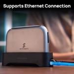 STATIONPC PocketCloud Dock with M.2 NVMe Slot, 2.5GbE Ethernet, PD Charging & USB-A Ports, Modular SSD Storage, Smart Cooling, Dual Backup & Auto Charging (Dock Only)