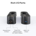 STATIONPC PocketCloud Dock with M.2 NVMe Slot, 2.5GbE Ethernet, PD Charging & USB-A Ports, Modular SSD Storage, Smart Cooling, Dual Backup & Auto Charging (Dock Only)