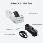 STATIONPC PocketCloud Dock with M.2 NVMe Slot, 2.5GbE Ethernet, PD Charging & USB-A Ports, Modular SSD Storage, Smart Cooling, Dual Backup & Auto Charging (Dock Only)