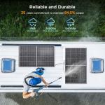 Callsun N-Type 16BB 400W Bifacial Solar Panel, 2Pcs 200 Watt Solar Panel 12V, 25% High Efficiency Monocrystalline PV Module for RV Camper Marine Home Rooftop Farm Off-Grid Systems (2 Pack 200W)