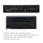 CyberPower SL950U Standby UPS Battery Backup and Surge Protector, 950VA/510W, 8 Outlets, USB Charge Ports, Slim Profile, UL Certified