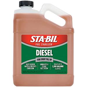 STA-BIL (22255) Diesel Fuel Stabilizer And Performance Improver - Keeps Diesel Fuel Fresh For Up To 12 Months - Lubricates And Cleans The Fuel System - Treats 1,280 Gallons, 1 Gallon, 128 Fl. oz.