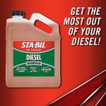 STA-BIL (22255) Diesel Fuel Stabilizer And Performance Improver - Keeps Diesel Fuel Fresh For Up To 12 Months - Lubricates And Cleans The Fuel System - Treats 1,280 Gallons, 1 Gallon, 128 Fl. oz.