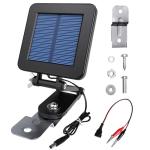 6V Solar Panel for Deer Feeder, Efficient Solar Panel Charger w/Adjustable Mounting Bracket & Alligator Clips, Compatible with Game Feeder Timer & 6V Rechargeable Batteries