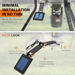 6V Solar Panel for Deer Feeder, Efficient Solar Panel Charger w/Adjustable Mounting Bracket & Alligator Clips, Compatible with Game Feeder Timer & 6V Rechargeable Batteries