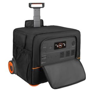 ​​Upgraded Generator Dust Cover Compatible with Solar Generator Models 2000 Plus 400W/3000 PRO 400W/Jackery Explorer Kit 4000 Plus, Water Resistant Protective Cover for Solar Generator Accessories