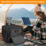 ​​Upgraded Generator Dust Cover Compatible with Solar Generator Models 2000 Plus 400W/3000 PRO 400W/Jackery Explorer Kit 4000 Plus, Water Resistant Protective Cover for Solar Generator Accessories