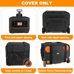 ​​Upgraded Generator Dust Cover Compatible with Solar Generator Models 2000 Plus 400W/3000 PRO 400W/Jackery Explorer Kit 4000 Plus, Water Resistant Protective Cover for Solar Generator Accessories