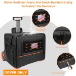 ​​Upgraded Generator Dust Cover Compatible with Solar Generator Models 2000 Plus 400W/3000 PRO 400W/Jackery Explorer Kit 4000 Plus, Water Resistant Protective Cover for Solar Generator Accessories