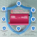 4000 Watt Pure Sine Wave Inverter 12V DC to 110V 120V AC Surge Peak 7000 Watt for 2s | 2025 New Upgraded, Compatible with Lithium Battery, for Home Car Off-Grid Solar System RV Truck Vehicle LEESKY