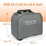 Sperus Oxford Dirtproof Fabric Waterproof Dustproof Universal Generator Cover (GRAY, 19.7 x12.6 x 16.9)