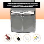 Sperus Oxford Dirtproof Fabric Waterproof Dustproof Universal Generator Cover (GRAY, 19.7 x12.6 x 16.9)