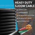 Electric 16/4 SJOOW Bulk Cable-16 Gauge 4 Conductor-Rated for 300V, 13A-Water & Oil Resistant Cable for Industrial & Residential Use-Ideal for Generators,Circuits,Data Centers(50 Foot)