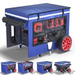 Generator Covers While Running, 32x24x24 Inches, Generator Running Covers,1680+400D Double Layer, Portable Heavy Duty Dustproof/Waterproof Generator Covers, for 5000W-10000W Frame Generators, Blue