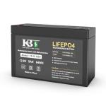 KBT 12V 5Ah Rechargeable LiFePO4 Lithium Replacement UPS Battery for APC Back-UPS 550 BE550G BB CPS5.5-12 CyberPower 12V CP550SLG 6FM7 SLA Battery for Ride On Toys, HAM Radio, Home Alarm System