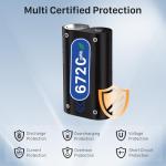 2x6720mWh Rechargeable Battery Pack for Xbox One with Charging Station, New Upgrade High Capacity Battery Replacement for Xbox Series X/Xbox Series S/Xbox One S/Xbox One X/Xbox One Elite