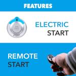 Pulsar 4000W Dual Fuel RV Inverter Generator