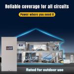 200 Amp Automatic Transfer Switch w/Power Management Replacement for Generac RXSW200A3, NEMA 3R Aluminum Enclosure for Indoor and Outdoor Use, Compatible with Evolution or Nexus Generator Controllers