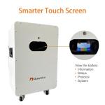 5kwh Solar Storage Lithium Battery 48V 51.2V 100Ah Battery Backup Wall-Mounted Power LiFePo4 Home Solar Electric System Storage Batteries for Camping Home Use, Emergency