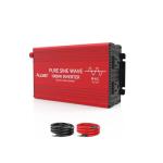 ALLWEI Pure Sine Wave Inverter - 1000 Watt Inverters 12V DC to 110V/120V AC Converter for Home, RV, Truck, Off-Grid Solar, Car Power Inverter with 2 Sockets, Power Inverters for Vehicles, 2000W Peak