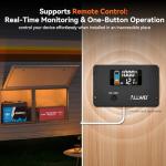 ALLWEI Pure Sine Wave Inverter - 1000 Watt Inverters 12V DC to 110V/120V AC Converter for Home, RV, Truck, Off-Grid Solar, Car Power Inverter with 2 Sockets, Power Inverters for Vehicles, 2000W Peak