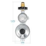 Stanbroil Vertical Two Stage Propane Regulator with POL Connection and Standard 3/8 Female NPT Connection, for Propane Tank, Gas Grill, RV