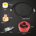 Single System Clam Kit HND1.2CS Compatible with EU1000i & EU2000i Generators, Replacement HND1.2CS Single System Clam Kit, for Generator EU1000i & EU2000i Extended Fuel Kit