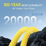 Hikzest 50 Amp Generator Cord and Power Inlet Box, Heavy Duty 15FT Generator Extension Cord, NEMA 14-50P to SS2-50R 125/250V Twist Locking with Pre-Drilled Inlet Box for Outdoor Emergency Kit