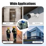 Namiose Dual Power Automatic Transfer Switch 63A 2P/4P 110V Generator Changeover Switch Tool Electronic Power Circuit Breaker Controller 50HZ/60HZ (2P/63A Blue)