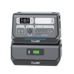 ALLWEI 2400W Portable Power Station with a B200 PRO Expansion Battery, 4096Wh LiFePO4 Battery 4 AC Outlets Up to 2400W for Home, Outdoor Camping, RV, With 1500W AC Charging &1200W Solar Charging