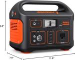 Jackery Portable Power Station Explorer 500 and 102W Fast Charger, 518Wh Solar Generator Lithium Battery with 500W AC Outlet for Home Use, Emergency Backup,Road Trip Camping (Solar Panel Optional)