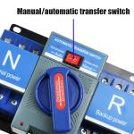 XINTAIHELE Dual Power Automatic Transfer Switch 110V 3P 63A Generator Changeover Switch for Home Backup Power Supply ATS 50HZ 60HZ