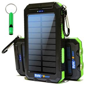 BytePower 20000mAh Solar Power Bank with Accessories