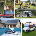 Rvpozwer 48V 100Ah LiFePO4 Battery, 5120Wh Deep Cycle Lithium Iron Phosphate Battery with Built-in 100A BMS, 4000+ Cycles, 10-Year Lifespan, Ideal for Golf Cart, RV, Camper, Solar, Off-Grid