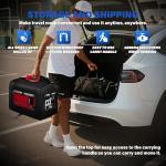 BOANEN Portable Generator Cover,21.7 Lx 13.8Wx17.4H inches,Generator cover running, Can Be Rolled Up and Opened All Around.fits various scenarios, Black.