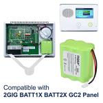 HQRP Backup Battery for 2gig BATT1X BATT2X BATT1 GC2 2GIG-CNTRL2 2GIG-CP2 GCKIT311 Go Control Panel Security System Alarm 6MR2600AAY4Z 10-000009-001 10-000013-001 Linear PERS-4200