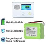 HQRP Backup Battery for 2gig BATT1X BATT2X BATT1 GC2 2GIG-CNTRL2 2GIG-CP2 GCKIT311 Go Control Panel Security System Alarm 6MR2600AAY4Z 10-000009-001 10-000013-001 Linear PERS-4200