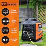 GENMAX Portable Generator,4000W ultra-quiet145cc Engine &Parallel and Series Ready, EPA & CARB Compliant, Eco-Mode Feature, Ultralightweight for Backup Home Use & Camping (GM4000iSAPC)