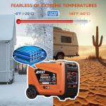 AIVOLT 8000W Dual Fuel Inverter Generator - Quiet & Portable