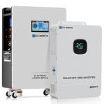ECO-WORTHY Home Power Station Backup Power,14336Wh LiFePO4 Battery Support Communication,10KW Inverter,for Home Backup,Emergency,Solar System Components