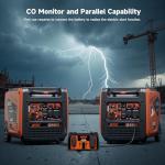 AIVOLT 8000W Dual Fuel Inverter Generator - Quiet & Portable