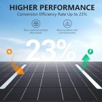 mormluck Solar Generator, 127W(Peak 200W) 88.8Wh Portable Power Station with 30W Solar Panel, 110V Lithium Battery Pack with Ac Outlet, Soalr Powered Generator for Home,Camping