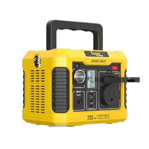 Togo POWER 200W Portable Power Station,Peak 400W Solar Generator 177Wh Lithium Battery Power Bank with 120V AC Outlet,USB QC3.0&PD Ports,Fast Charging for Outdoor Camping Home Use Emergency Backup