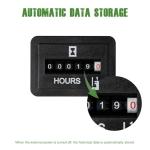 AC 110V-250V Mechanical Hour Meter - YOOREAL Hour Meter No Battery for Diesel Engine Generator Boat Motorcross Motor Truck Inverter Boat RV Zero Lawn Mower Snow Blower Waterproof