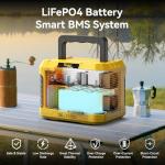 Togo POWER 200W Portable Power Station,Peak 400W Solar Generator 177Wh Lithium Battery Power Bank with 120V AC Outlet,USB QC3.0&PD Ports,Fast Charging for Outdoor Camping Home Use Emergency Backup